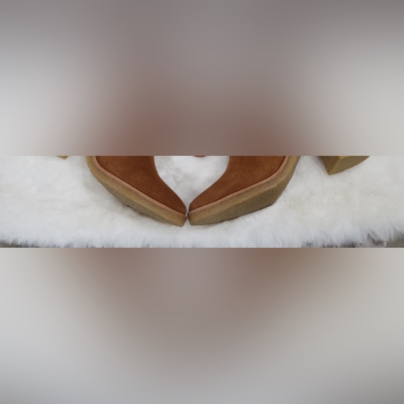 Lauren Ralph Lauren Marianna Womens Suede Chelsea Boots, 5.5B - Picture 2 of 8